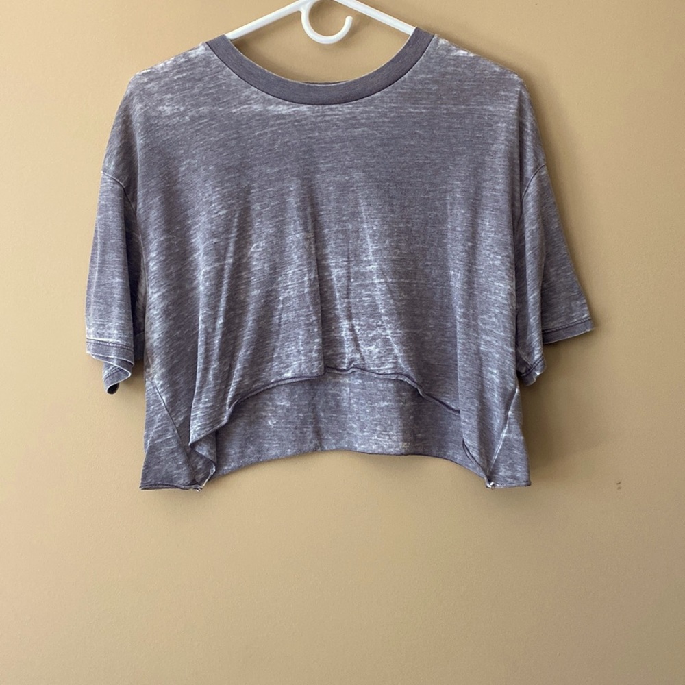 Aeropostale Grey Crop Top